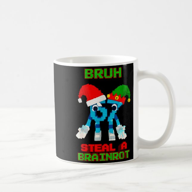 67 Six Seven 6-7 - Funny Steal Brainrot Kids Chris Coffee Mug (Right)