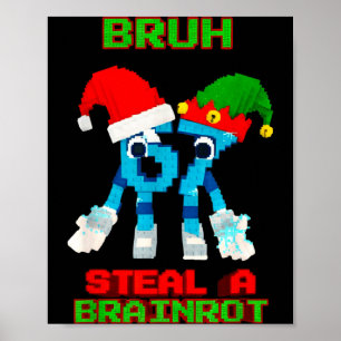 67 Six Seven 6-7 - Funny Steal Brainrot Kids Chris Poster