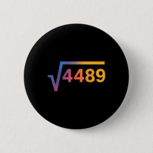 67 Six Seven 6-7 Meme  6 Cm Round Badge