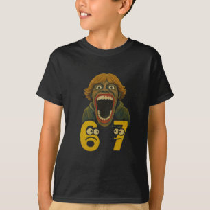 67 Six Seven 6 7 Meme Design Funny 6 7 2 T-Shirt