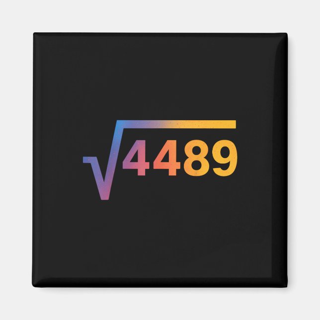 67 Six Seven 6-7 Meme  Magnet (Front)