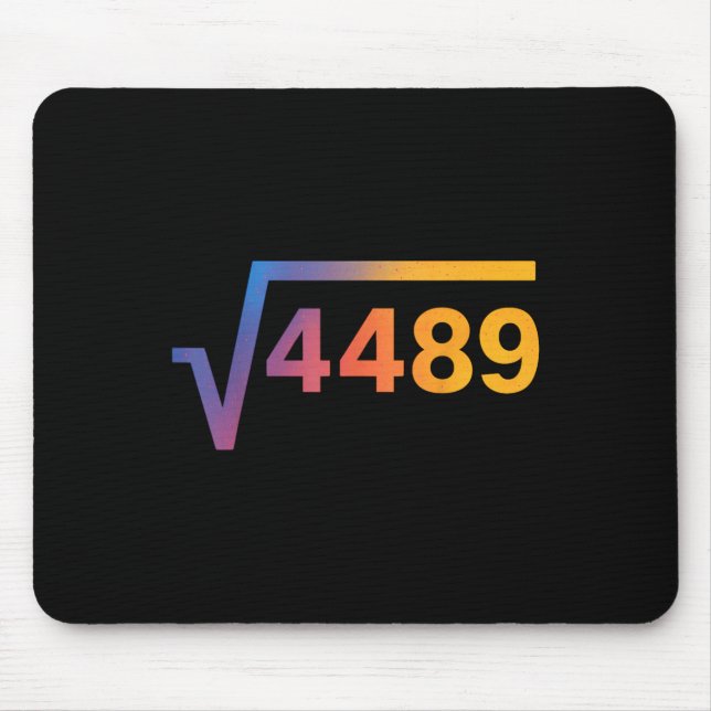 67 Six Seven 6-7 Meme  Mouse Pad (Front)