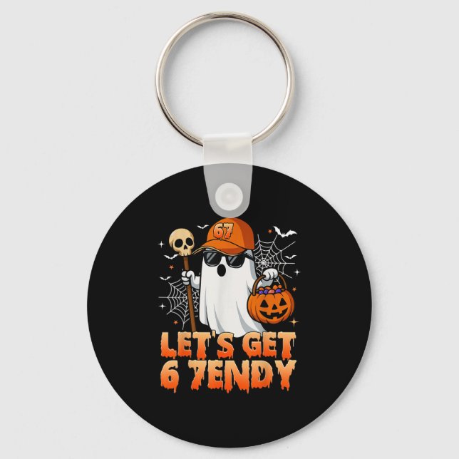 67 Six Seven 6 7endy Let's Get Sendy Meme Hallowee Key Ring (Front)