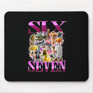 67 Six Seven Birthday Meme Viral Italian Brainrot  Mouse Pad