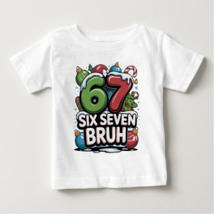 67 Six Seven Bruh Christmas Fun Holiday Tee Gift