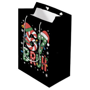 67 Six Seven Bruh Funny Christmas 6 7 Meme Medium Gift Bag