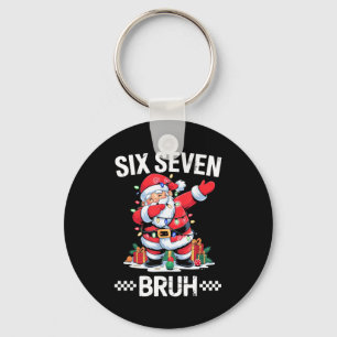 67 Six Seven Burh Christmas 6 7 Meme Key Ring