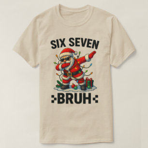 67 Six Seven Burh Dabbing Santa Dab Christmas T-Shirt