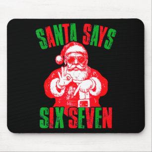67 Six Seven Burh Funny Christmas 6 7 Meme Men Wom Mouse Pad