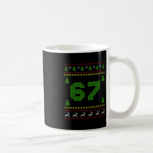 67 Six Seven Christmas Knitting 67 Ugly Christmas  Coffee Mug
