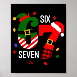 67 Six Seven Christmas Poster