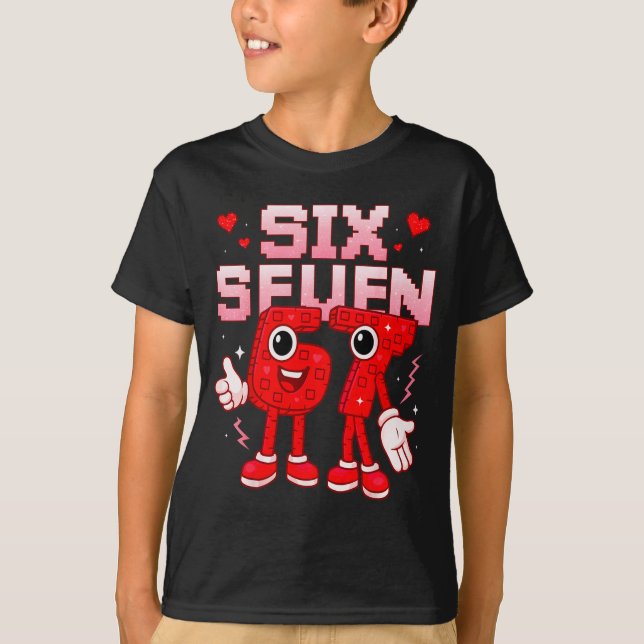 67 Six Seven For Kids Boys Youth Womens Adult Vale T-Shirt (Front)