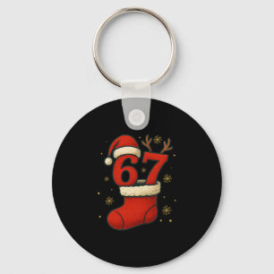 67 Six Seven Funny Gen Alpha Meme Christmas 2025  Key Ring