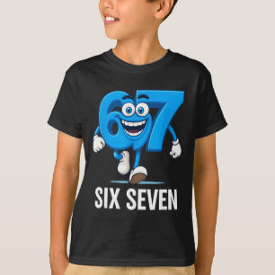 67 Six Seven Funny Italian Brainrot Kids Gaming Vi T-Shirt