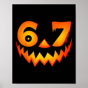 67 Six Seven Halloween Costume For Students Teache Poster
