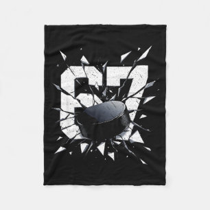 67 Six Seven Hockey Gen Alpha Brainrot Meme  Fleece Blanket
