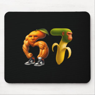 67 Six Seven Italian Brainrot Meme Couple Matching Mouse Pad