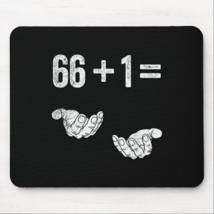 67 Six Seven Math Mathematics Brainrot Equation Bi Mouse Pad