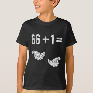 67 Six Seven Math Mathematics Brainrot Equation Bi T-Shirt