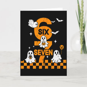 67 Six Seven Meme 6 7 Couple Matching Halloween Co Card