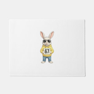 67 Six Seven Meme 6 7 Funny Easter Day for Boys Me Doormat