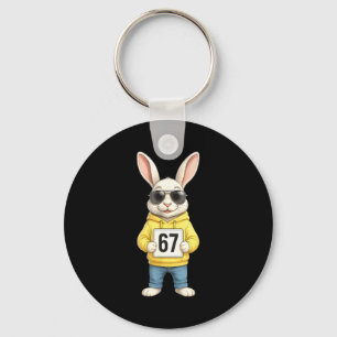 67 Six Seven Meme 6 7 Funny Easter Day For Boys Me Key Ring