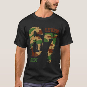 67 Six Seven Meme Camo Deer Hunting Gift For Boys  T-Shirt