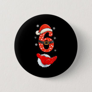 67 Six Seven Meme Couple Matching Christmas  6 Cm Round Badge
