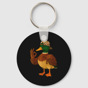 67 Six Seven Meme Mallard Duck Hunting Season Boy  Key Ring