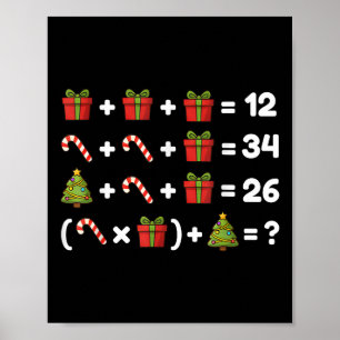 67 Six Seven Meme Math Christmas Equation Logic Pu Poster