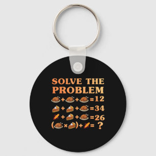 67 Six Seven Meme Math Thanksgiving Equation Logic Key Ring