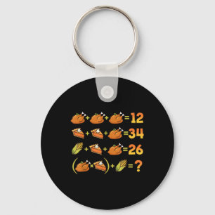 67 Six Seven Meme Math Thanksgiving Equation Logic Key Ring