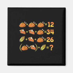 67 Six Seven Meme Math Thanksgiving Equation Logic Magnet