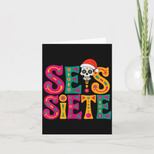 67 Six Seven Spanieacher Bilingual Seis Siete Chri Card