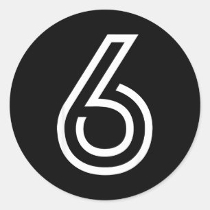 67 Sixty Seven Halloween Costume Design Funny 6 7 Classic Round Sticker