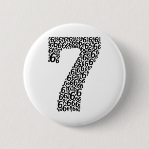 67 Sixty Seven Halloween Costume Design Funny 6 7  Cm Round Badge