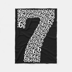 67 Sixty Seven Halloween Costume Design Funny 6 7  Fleece Blanket
