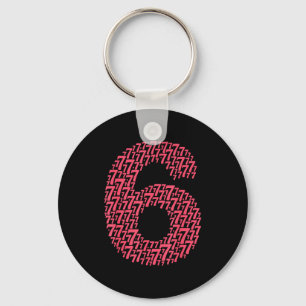 67 Sixty Seven Halloween Costume Design Funny 6 7  Key Ring