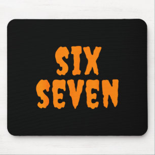 67 Sixty Seven Halloween Costume Design Funny 6 7 Mouse Pad
