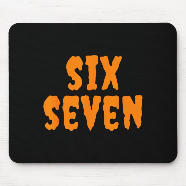 67 Sixty Seven Halloween Costume Design Funny 6 7  Mouse Pad (Front)