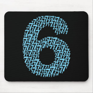67 Sixty Seven Halloween Costume Design Funny 6 7 Mouse Pad