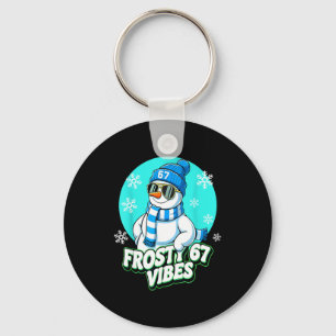 67 Snowman Vibes Winter Six Seven Christmas Meme K Key Ring