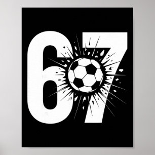 67 Soccer Impact For Kids Teens Athlete Coach Spor Poster