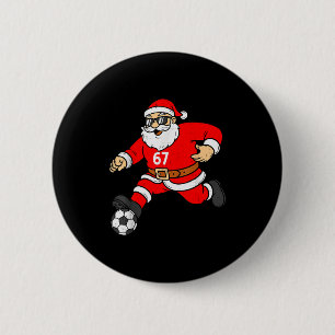 67 Soccer Santa Six Seven Meme Christmas Srt Men B 6 Cm Round Badge