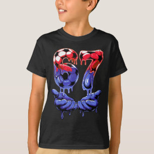 67 Soccer Shirt For Boys — Kids 67 T Shirt, Soccer
