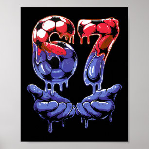 67 Soccer Shirt For Boys — Kids 67 T Shirt, Soccer Poster