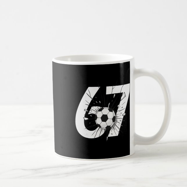 67 Soccer Six Seven 6 7 Meme 67 _3  Coffee Mug (Right)