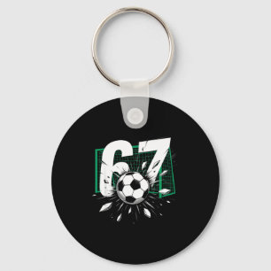 67 Soccer Six Seven 6 7 Meme 67 For Boys Men  Key Ring
