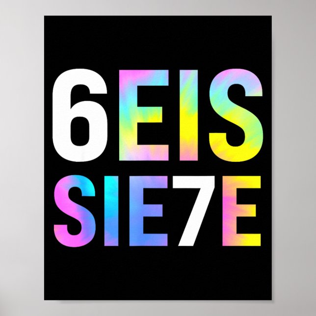 67 Spanish Meme Seis Siete Six Seven Funny Spaniea Poster (Front)