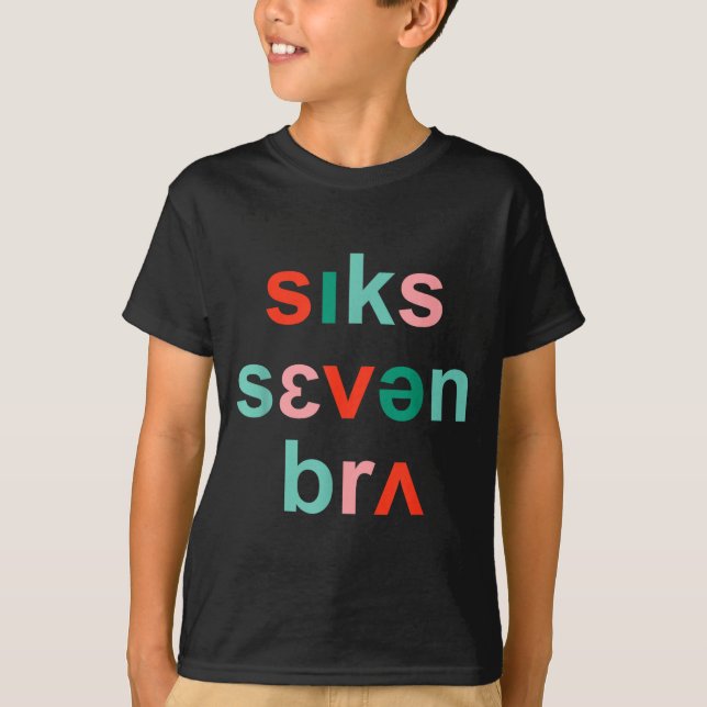 67 Speech Therapy Meme Funny Six Seven Bruh Slp Ch T-Shirt (Front)